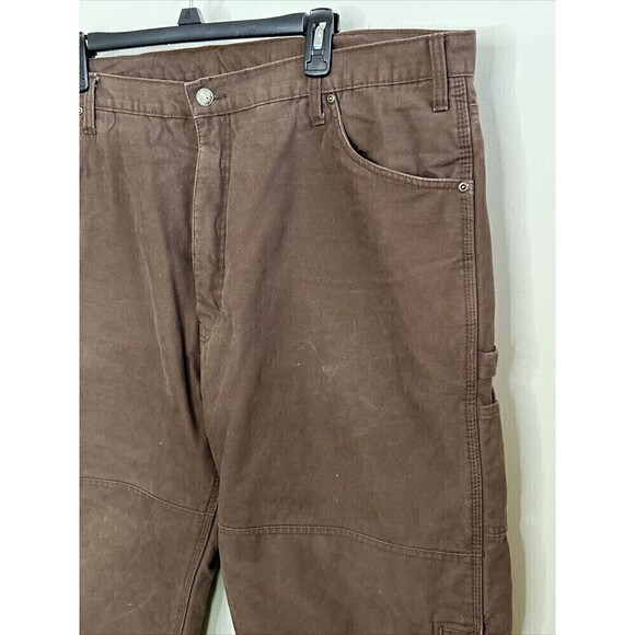 Berne Brown Insulated Carpenter Pants 38x32 Very Nice - Picture 4 of 12